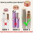 thumbnail image 5 of Replacement Heads Generation 3 for Flawless Facial Hair Remover Gen 3, Double Ring Replacement Blades for Flawless Gen 3 Device Only, 5 of 5