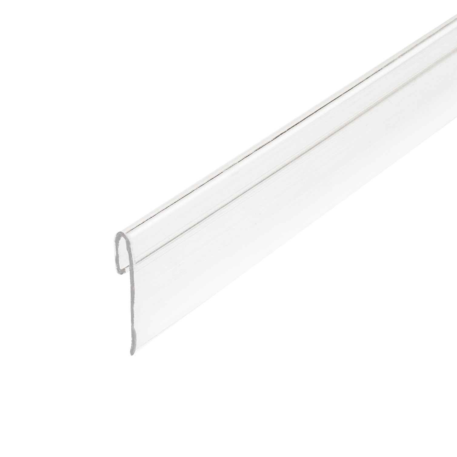 Outwater Plastic J Channel Fits Material 1/64 Inch Thick Clear