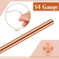 thumbnail image 4 of 2X Alambre de Cobre Blando para Plantas de Electrocultivo Alambre de Cobre Puro Desnudo, Carrete de 1 Libra, Calibre 24, 0,020 Pulgadas de Diámetro, 853,6 Pulgadas de Longitud, 4 of 5