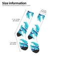 thumbnail image 2 of KLL Northern Lights Print Cool Socks Men's Women's Crew Socks Funny Crazy Novelty Stockings, 2 of 6