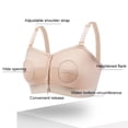 thumbnail image 3 of Aosijia Hands-free Pumping Underwear Adjustable Maternity Bra to Breast Pump Bra for Breastfeeding Pumps for Women Black L, 3 of 10