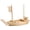 Bamboo, variant on GUENG Bamboo Sushi Boat Serving Tray, Wooden Boat Seafood Display Plate, Dry Ice Smoke Sashimi Platter for Restaurant & Home Party(Bamboo, 50cm/19.68in)
