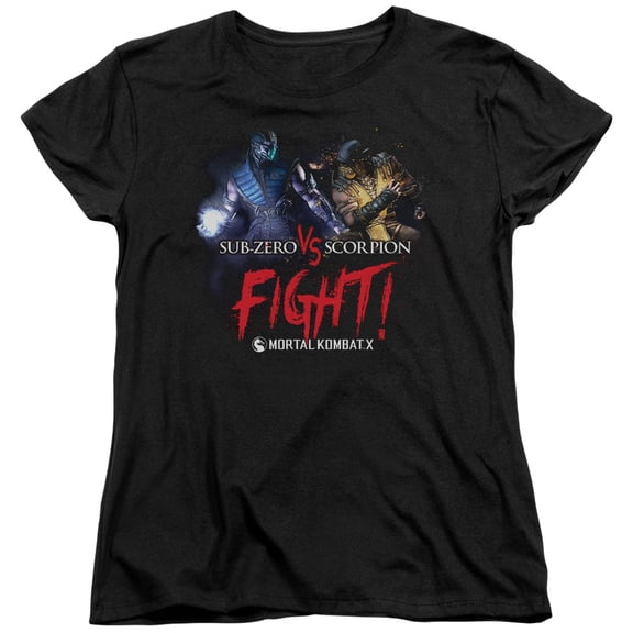 Mortal Kombat X - Fight - Women's Short Sleeve Shirt - Small