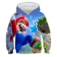 thumbnail image 1 of Super Mario - Sudadera con capucha para niños con estampado 3D, 1 of 2