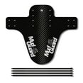 thumbnail image 2 of kurtrusly Garde-Boue de Vélo Premium Protège-Boue en Carbone Résistant à l'Usure / Arrière Engrenage Fixe de Protection avec Emblème Blanc, 2 of 8