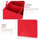thumbnail image 5 of OHOIOLLA Bolsa Portátil Roja Para Vino Con Compartimentos Y Material De Fieltro Para Uso En Fiestas, 5 of 6