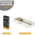 thumbnail image 6 of SpaceAid Bamboo Knife Drawer Organizer, 15"L x 5.9"W x 2.5"H, White, 6 of 6
