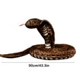 thumbnail image 3 of STPToys Snake Plush Animal Stuffed Toys for 3+,Realistic Snake Stuffed Dolls Lifelike Snake Toy as Prank Props Gifts for Birthday Party Decoration - Brown, 3 of 6