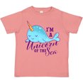 thumbnail image 3 of Inktastic Cute Narwhal I'm a Unicorn of the Sea Girls Toddler T-Shirt, 3 of 5
