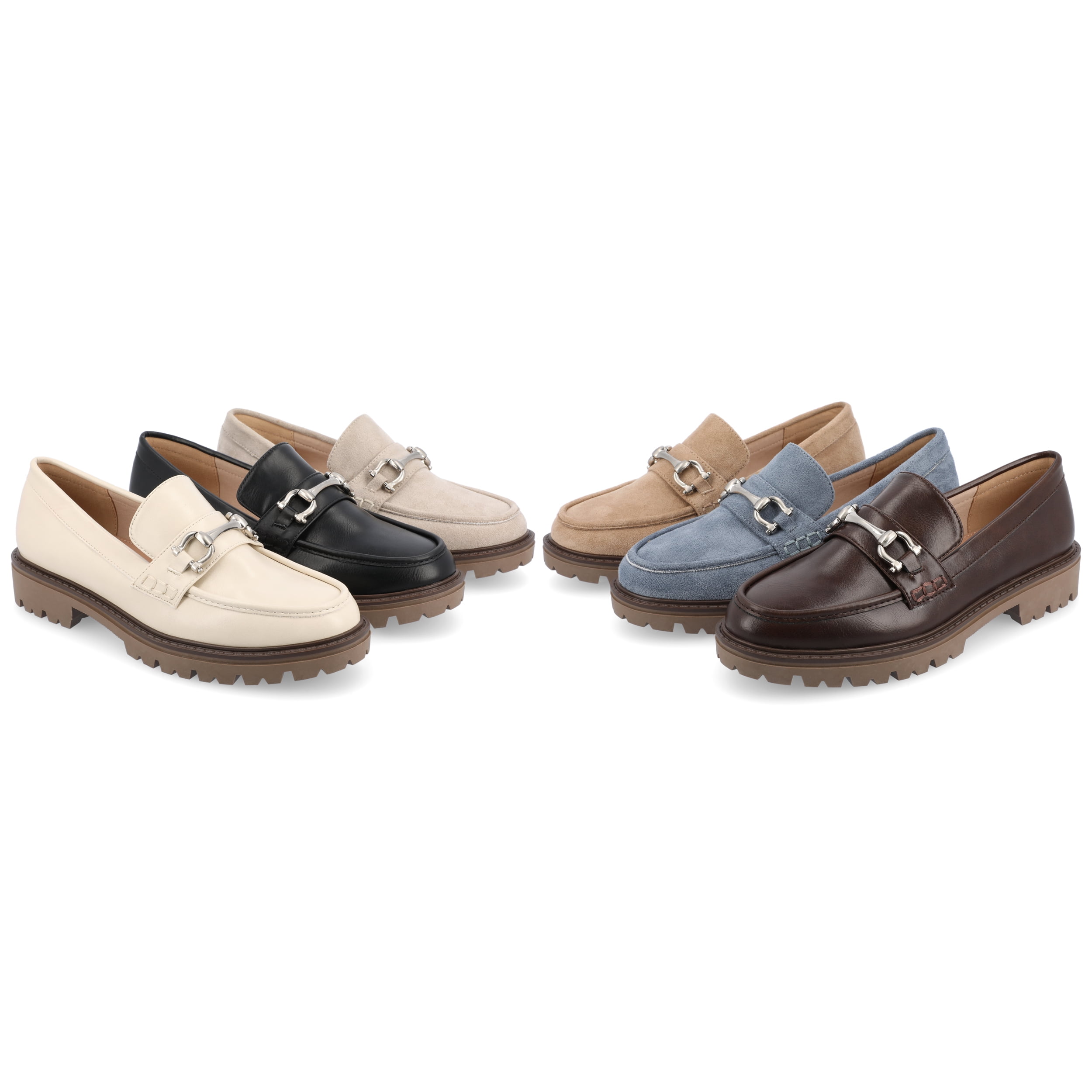 Journee Collection WomensTru Comfort Foam Jessamey Treaded Outsole Loafer Flats