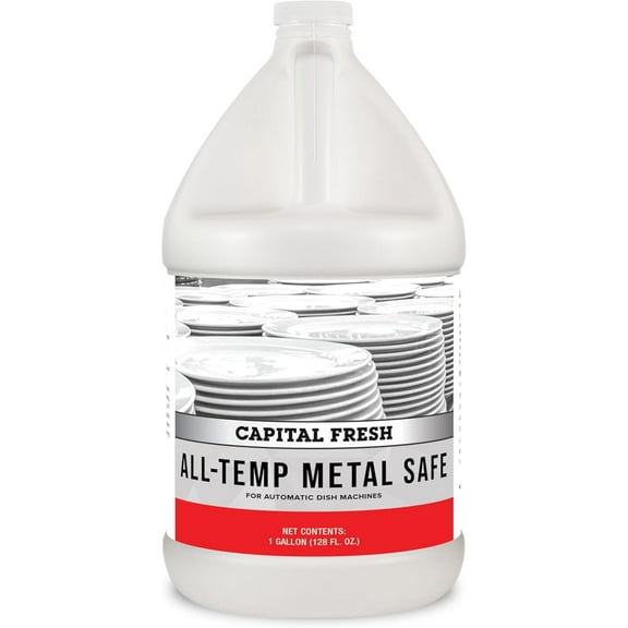 All Temp Metal Safe Liquid Dishwashing Machine Detergent 1 Gallon from Capital Fresh Made In The USA