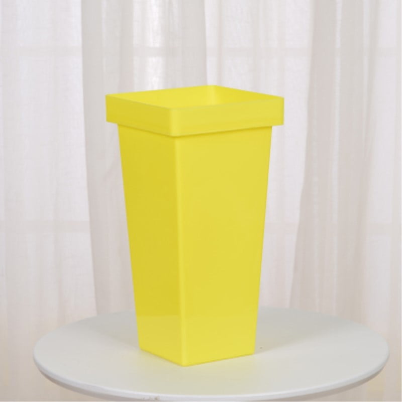 Tall Planters 13.4 Inch, Flower Pot, Plastic Flower Vase Patio Deck