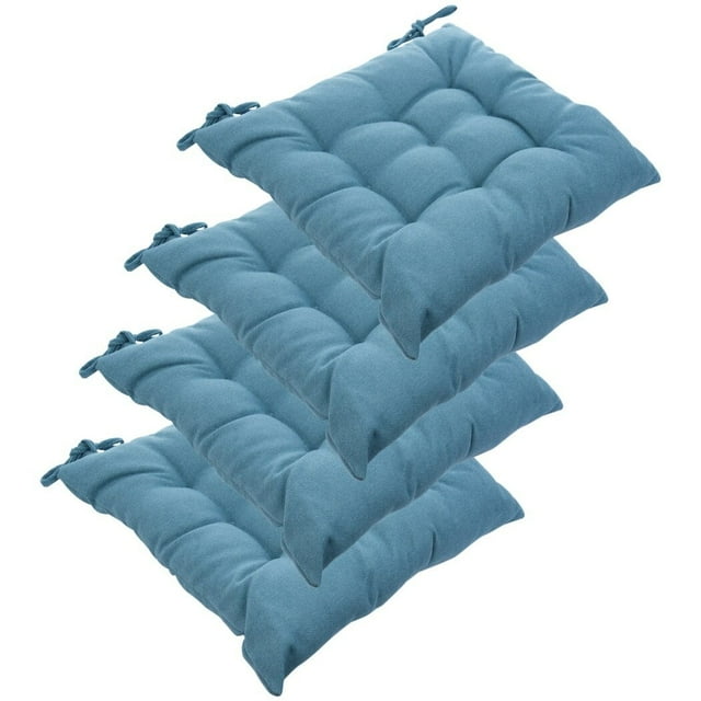 Xiao Hua Juego de 4 cojines para silla, cojín de esponja viscoelástica para silla de comedor.