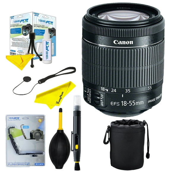 Canon EF-S 18-55mm f/3.5-5.6 IS STM Lens  Buzz-Photo Accessories Bundle