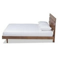 thumbnail image 2 of Baxton Studio Lit Plateforme en Bois Fini Brun Taille Grand, 2 of 8