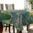 thumbnail image 4 of Yayeee Tablecloths for Rectangular Tables 60 x 60 inch Party Table Cover, Art Garden Scene, 4 of 6