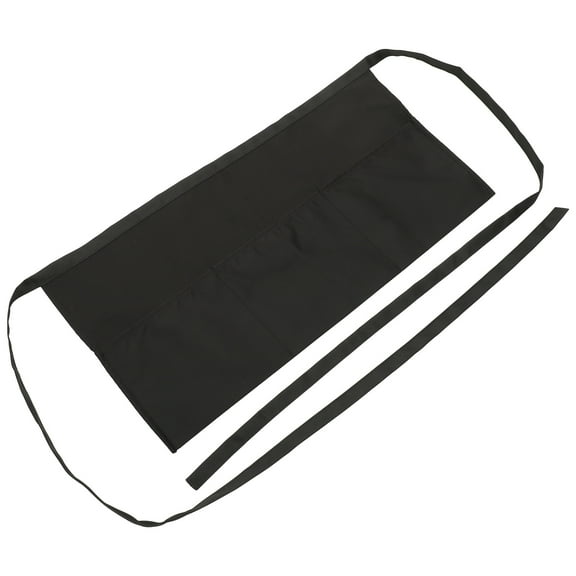 Niceauty 1Set Black Cute Server Apron Waist Belt Apron for Dinner Parties Men