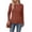 Caramel Red, variant on Long Sleeve Shirts for Women Lightweight Crew Neck Sweaters Fall Womens Fashion Tunic Tops Fashion Clothes