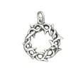 thumbnail image 1 of Sterling Silver 24" .8mm Box Chain 3D Jesus Crown Of Thorns Pendant Necklace, 1 of 2