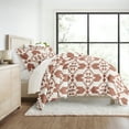 thumbnail image 4 of Duvet Covert Set - Ultra Soft - Clay Adobe Diamond Southwestern Boho for Twin Size Bedding by Comfort Canopy, 4 of 15