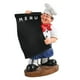 thumbnail image 4 of Estatua de chef, escultura de resina, figura de chef, adorno, modelo coleccionable, decorativo Derecha 18x13x29.5cm, 4 of 9