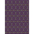 thumbnail image 1 of Ahgly Company Machine Washable Indoor Rectangle Transitional Plum Velvet Purple Area Rugs, 5' x 8', 1 of 7