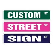 CUSTOM STREET SIGN your own text personalized gift kid child boy girl any signs