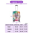 thumbnail image 5 of Funny Watercolor Adorable Belgian Malinois Peeking Through Torn Paper Effect Travel Luggage Cover Sheepdog Dog Lover Gifts Suitcase Dust Protective Decor - 00026, 5 of 5