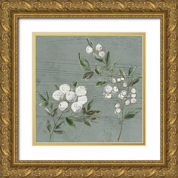 Sommers, Mindy 12x12 Gold Ornate Wood Framed with Double Matting Museum Art Print Titled - Berrywood