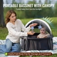 thumbnail image 4 of Cuna portátil para bebés VEVOR On-The-Go Baby Dome con toldo, 4 of 9