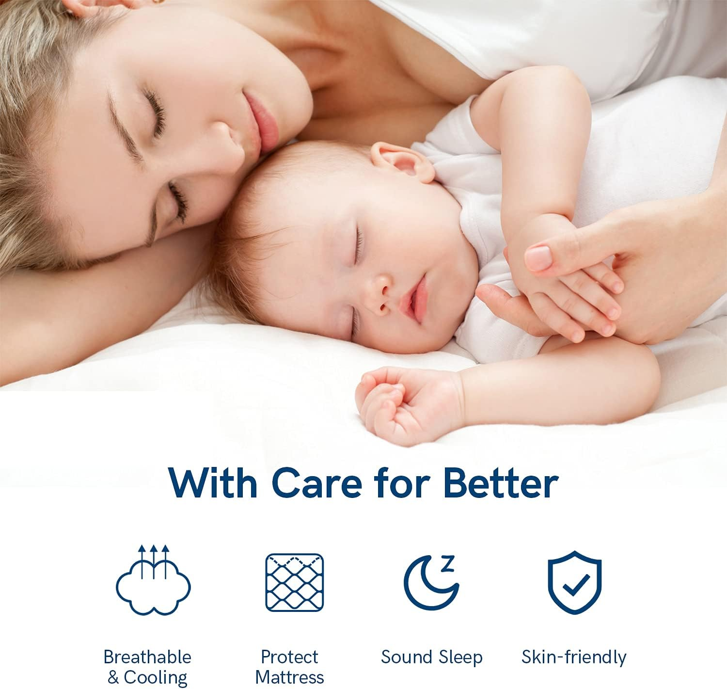 EMONIA Premium Waterproof Mattress Protector, Queen photo 7