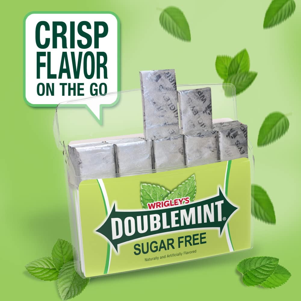 DOUBLEMINT Gum 35 stick Sugar Free Mega Pack 4.7 Oz. (Pack Of 12) DOUBLE UP STOCK UP