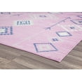 thumbnail image 4 of Soleil BR15C Native Pink Tribal Moroccan pink Area Rug, 2'x4', 4 of 9