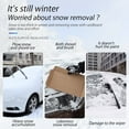 thumbnail image 3 of Snow Shovel And Snow Brush Two In One, Winter Snow Clearing Tools, Snow Scraper Defrost, 3 of 9