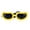 Yellow, variant on Dog Sunglasses - UV Protective Pet Goggles with Anti-Fog Lenses, Adjustable Strap for Medium to Large Dogs, Windproof & Shatterproof Eyewear for Outdoor Activities