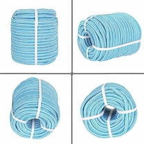 netuera Blue&White Braided Rope 1/2 "x 200'24 Strand for Camping Sailing Climbing Swing