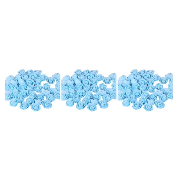 Cabezas de rosas DIY Billuyoard 500 pack/lote manualidades con arreglos florales azul Type1 NO1