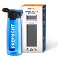 thumbnail image 2 of Prep-Right Survival, Water Filter Bottle with a 4 Stage Water Filtration System, 22 oz, Black, 2 of 7