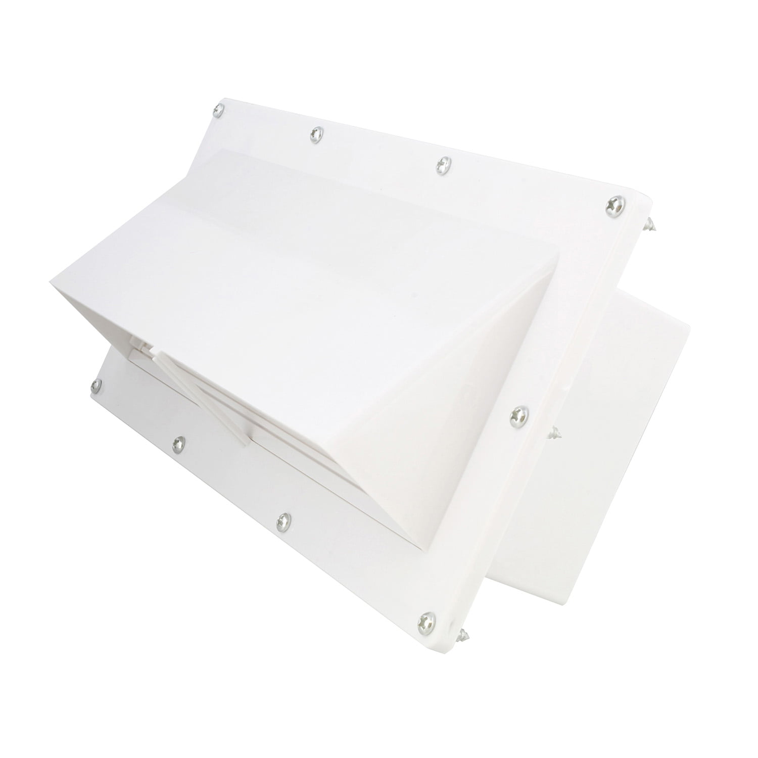 Vent Cap 5x5 in White Plastic Air Vent Cover Guard Screen HVAC Vent Duct Cover 