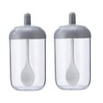 thumbnail image 4 of TAILTOSS 2 Pcs Sucrier avec Cuillère pour Ustensiles de Cuisine Forme Ronde, 4 of 8