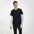 thumbnail image 2 of Lsque Butterflies on Polka Dots Cooling Arm Sleeves for Men & Women -Compression Sleeves to Cover Arms for Working,Sun Sleeves for UV Protection,Breathable, Moisture-Wicking, 2 of 8