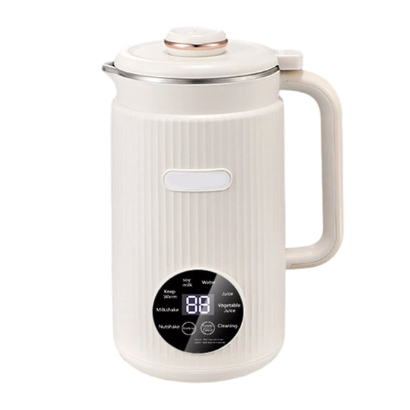 Máquina de Leche Automática de Nueces con Temporizador de 12 Horas para Mantener Caliente 1.2L, Temporizadores de Cocina para Cocinar, Limpieza con un Botón, Hace Leche, Avena, Soja, Zumo, sin Remojo,