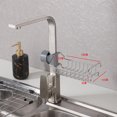 thumbnail image 2 of Faucet Storage Rack Rustproof Hanging Faucet Sink Organizer Sink Sponge Holder, 2 of 10