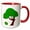 Red/White, variant on 3drose, Cartoon Apple Tree N Apple Basket, 11oz Mug
