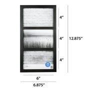 Mainstays – 4x6 Picture Frame – Black Gallery 3 Photo Linear Program Wall Photo Frame
