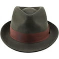 thumbnail image 2 of NANAHuang Men's Wool Felt Winter Hat Short Brim Fedora Hat, 2 of 7
