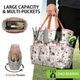 thumbnail image 2 of Garden Tool Bag,Pioneer Flower Floral Print Pattern Garden Tool Organizer,Garden Gifts,Waterproof Multi-Pocket Garden Tool Storage 11.8x5.5x11.4 Inch(Tools NOT Included), 2 of 6