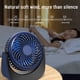 thumbnail image 4 of Ventilador de escritorio pequeño, recargable, portátil, para oficina, dormitorio de estudiantes, hogar, mini ventilador silencioso, 4 of 7