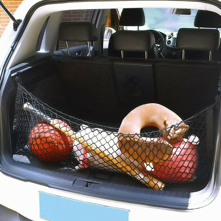 Dropship Trunk Cargo Net Stretchable Universal Elastic Truck Net Rear Seat  Trunk Storage Organizer Net to Sell Online at a Lower Price