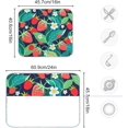 thumbnail image 3 of Polovillae Colorful Tropical Flowers Dish Drying Mat for Kitchen Counter Absorbent Heat Resistant Microfiber Dishes Drainer Mat 16x18 in Dish Pad Sink Mat Protective Pad Kitchen Decor, 3 of 6